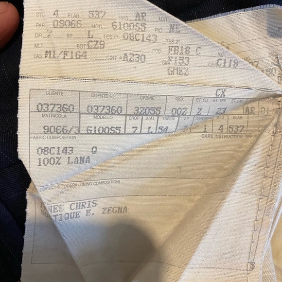 Men’s Ermenegildo Zegna tailored suit 34L - Picture 2 of 5